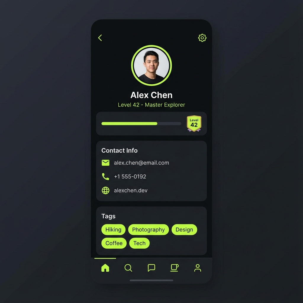 프로필 상세 화면