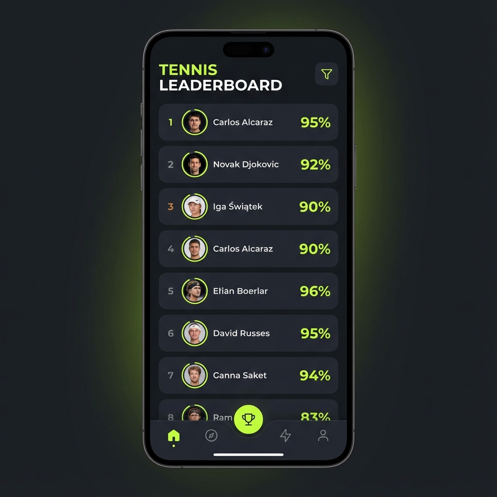 랭킹 차트 화면